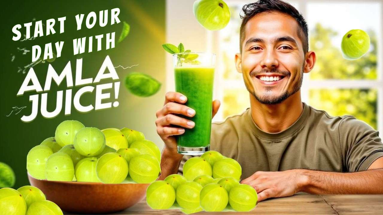 Drinking amla juice on empty stomach