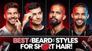 beard styles for men with short hair